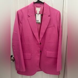oversized Pink Blazer